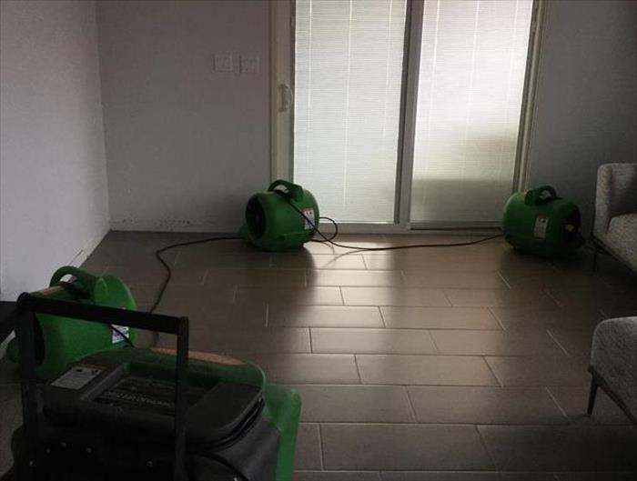 Drying floors 